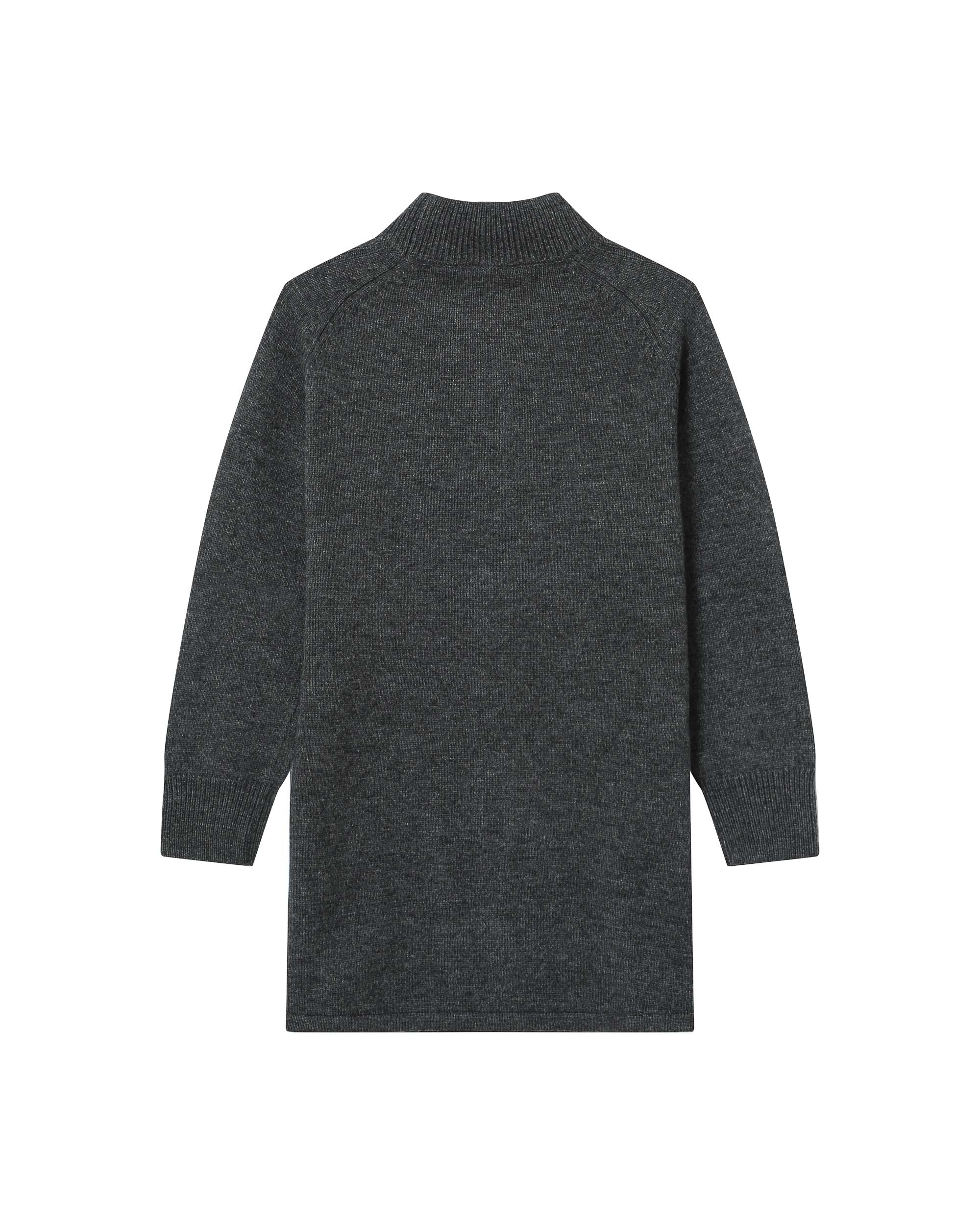 Short sweater dress anthracite Sandrine