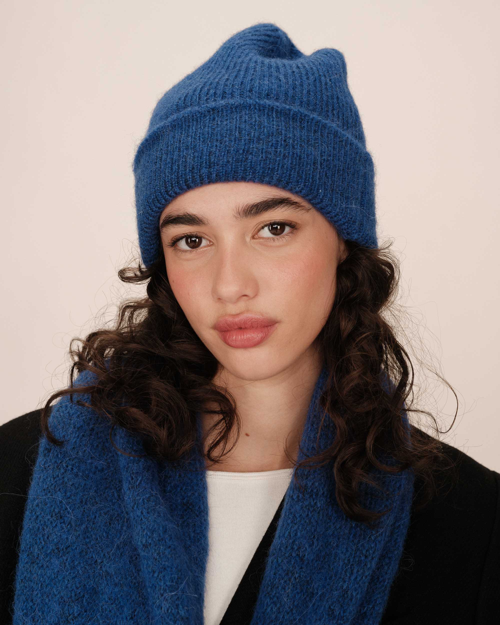 Wool beanie bleu cobalt Sagittaire