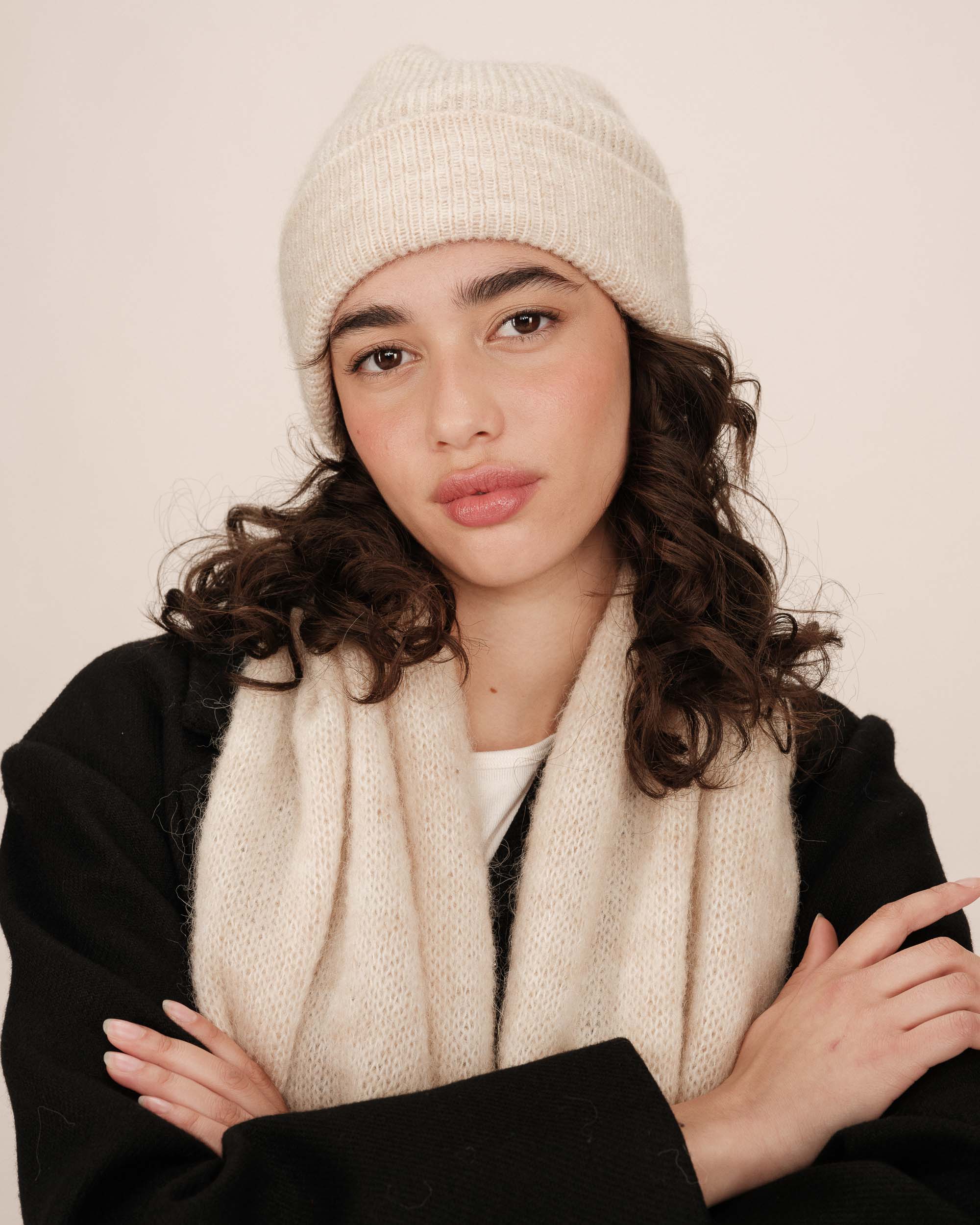 Wool beanie vanille Sagittaire