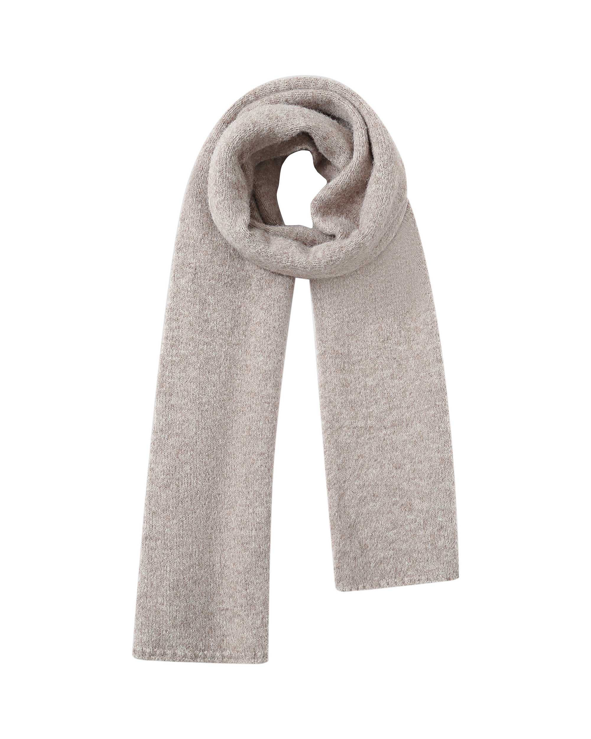 Knit scarf taupe Sanguine