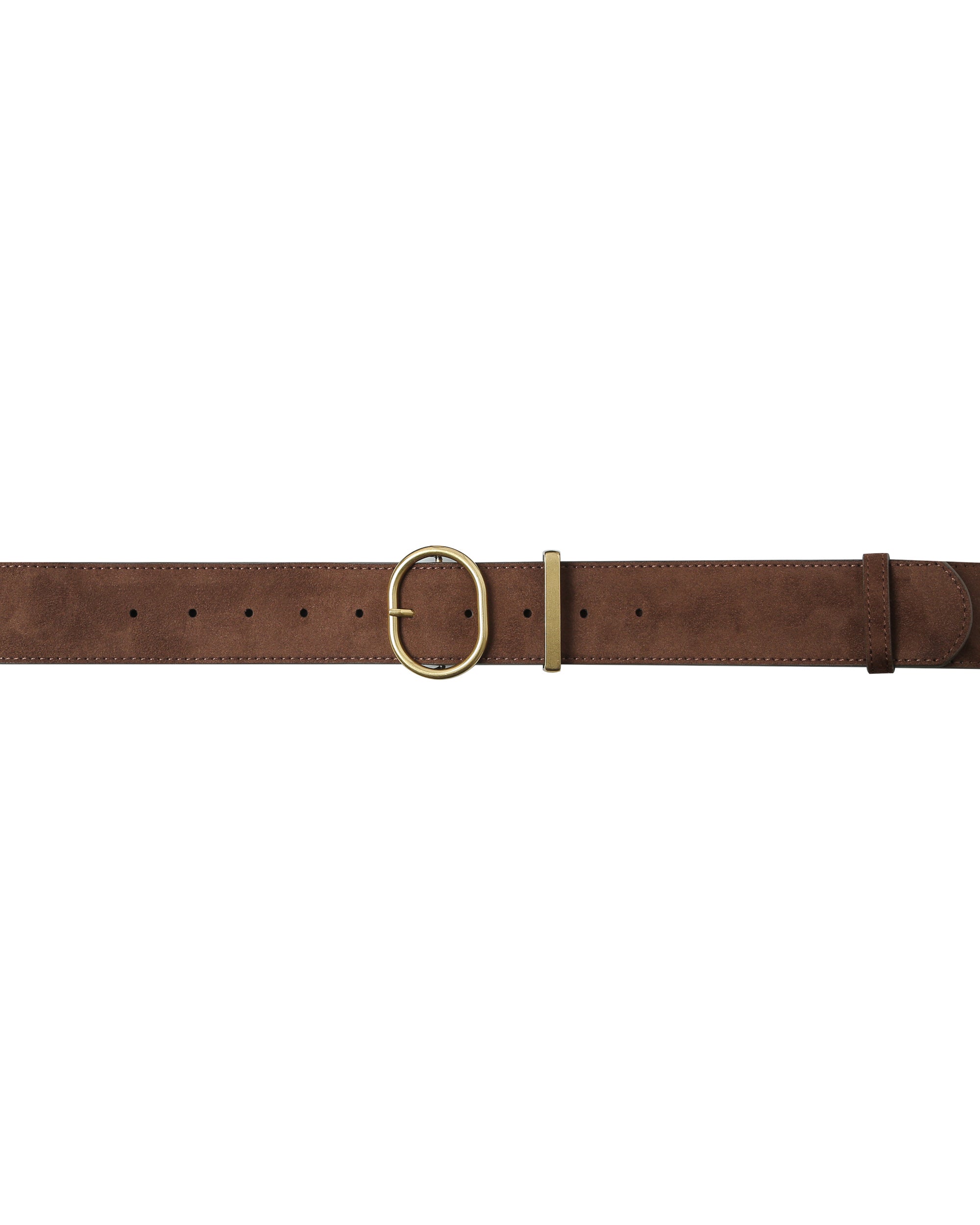 Suede-look belt chocolat Swinton