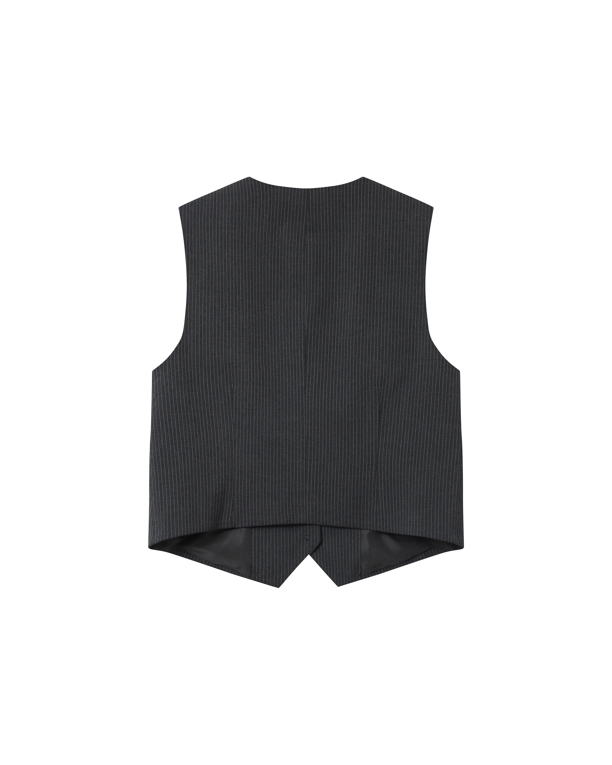 Striped waistcoat anthracite Sister