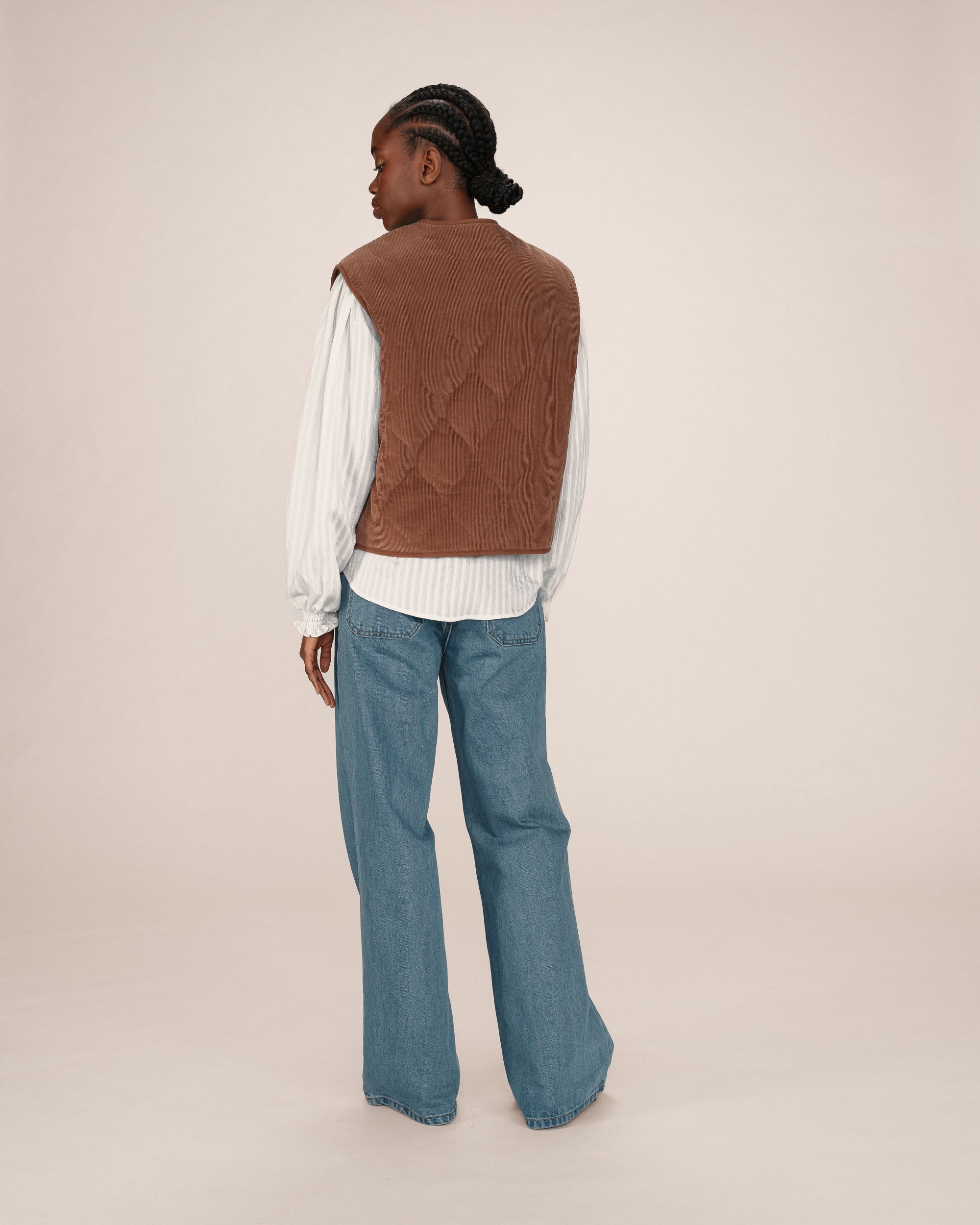 Quilted jacket chocolat Seth