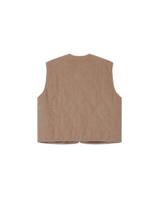 Veste matelassée greige Seth