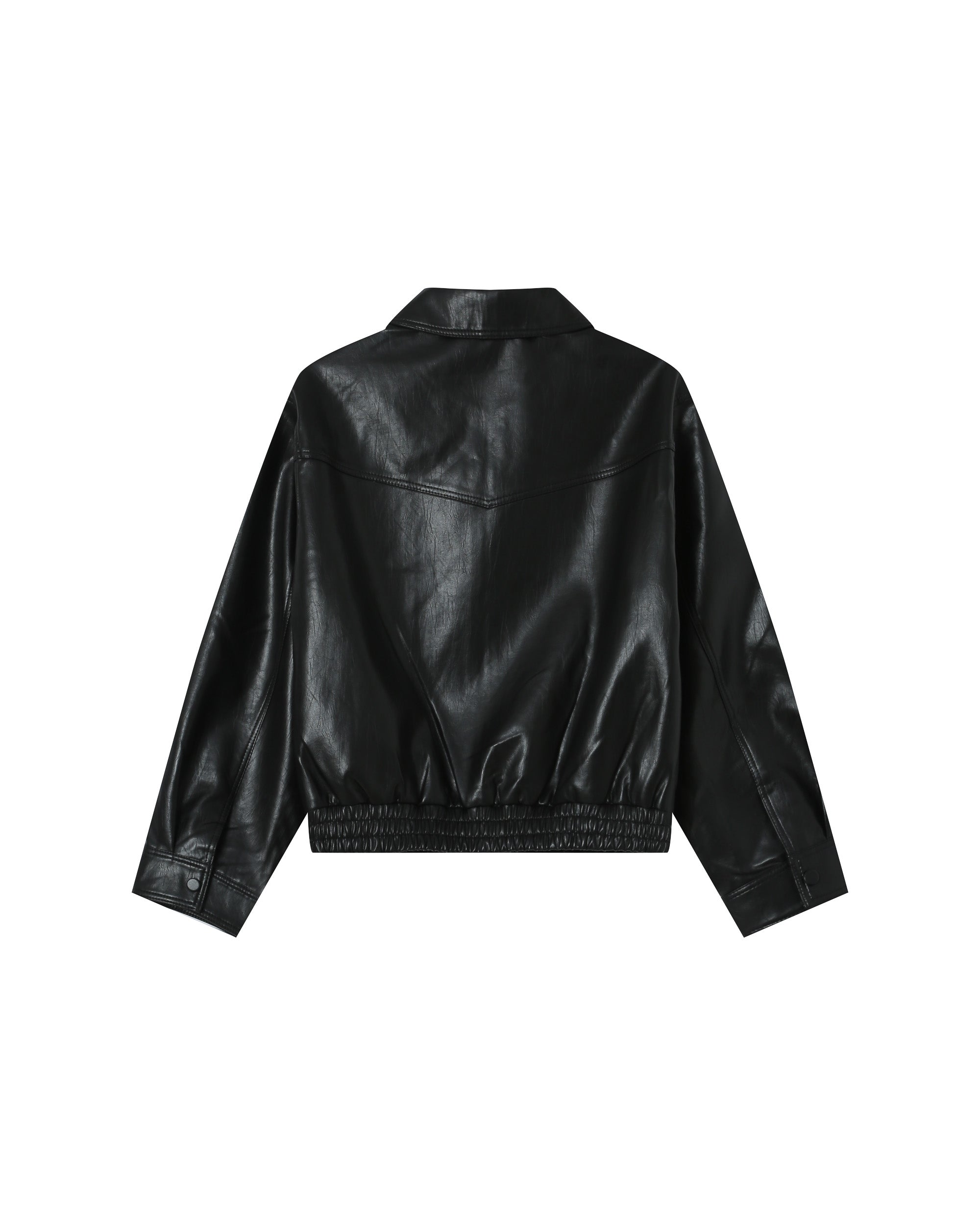 Faux leather jacket black Sunisa