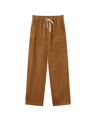 Pantalon large velours ocre Liberty