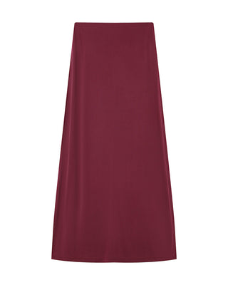 Jupe en modal bordeaux Sama