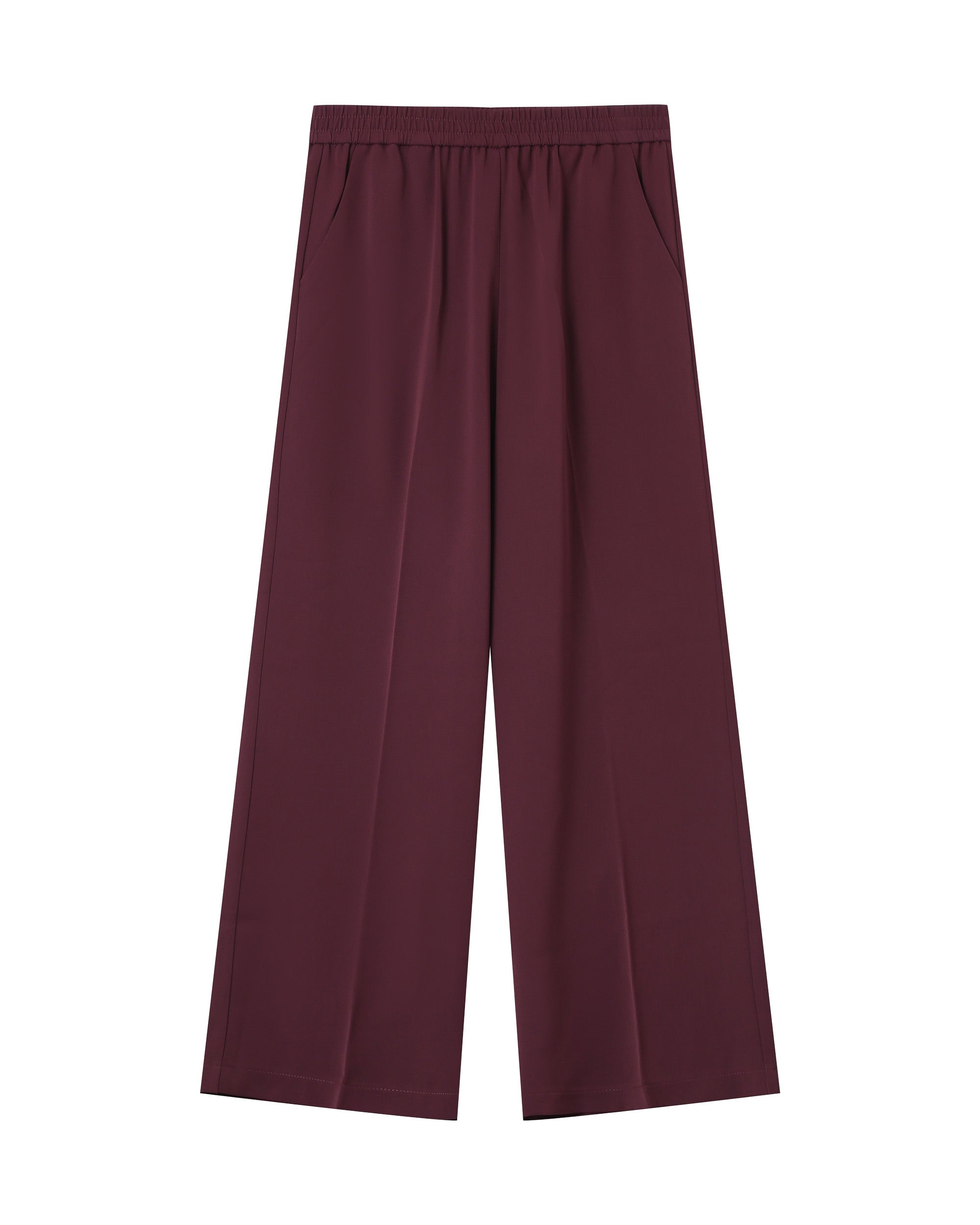 Pantalon fluide bordeaux Noblesse