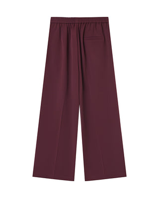 Pantalon fluide bordeaux Noblesse