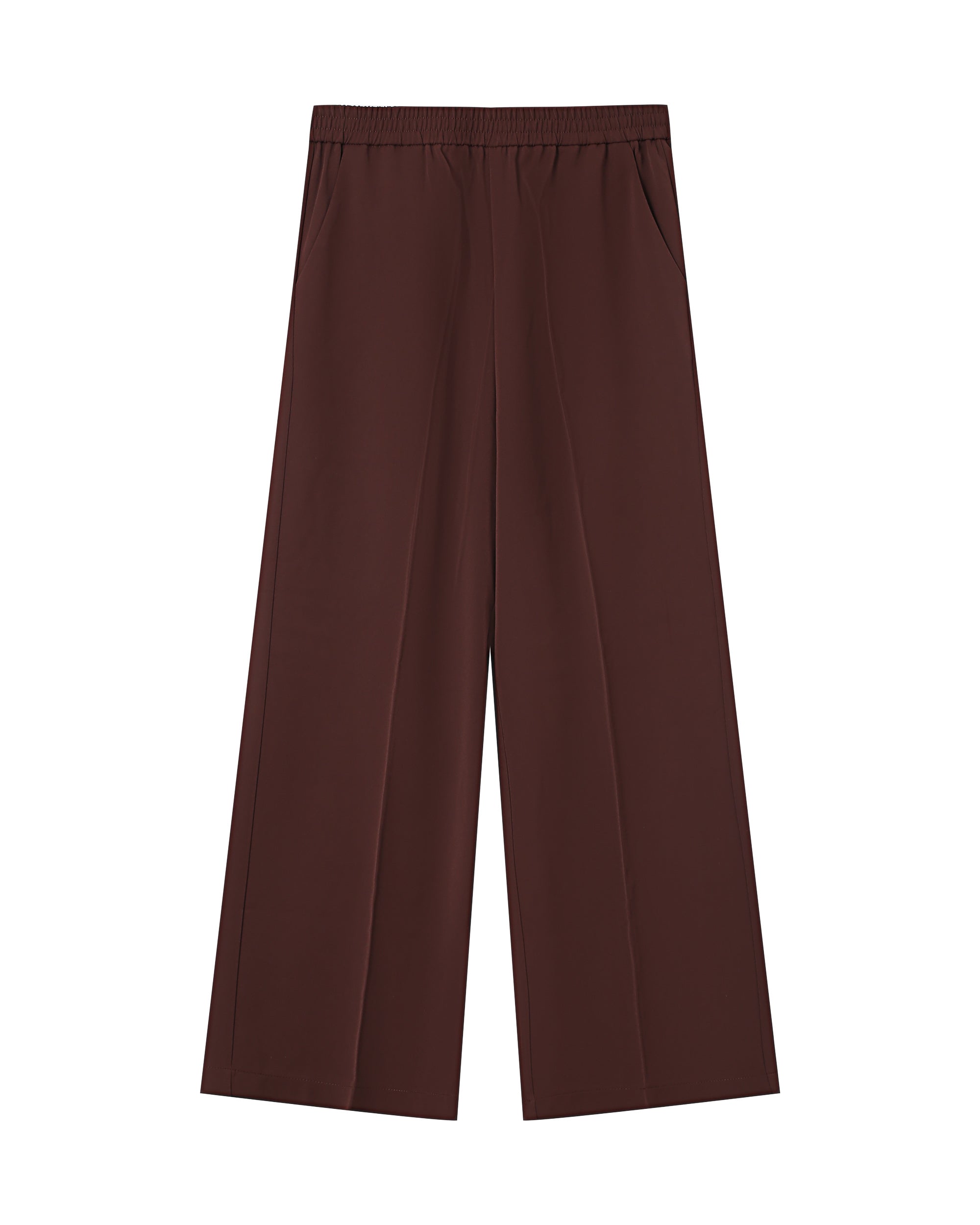 Pantalon fluide chocolat Noblesse