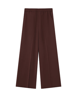 Pantalon fluide chocolat Noblesse