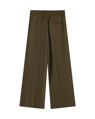 Pantalon fluide vert foret Noblesse