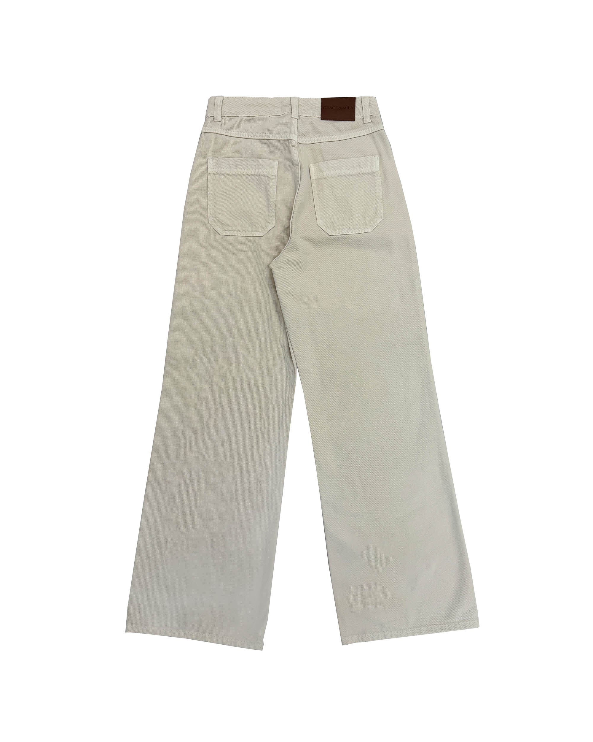 Wide-leg jeans beige James