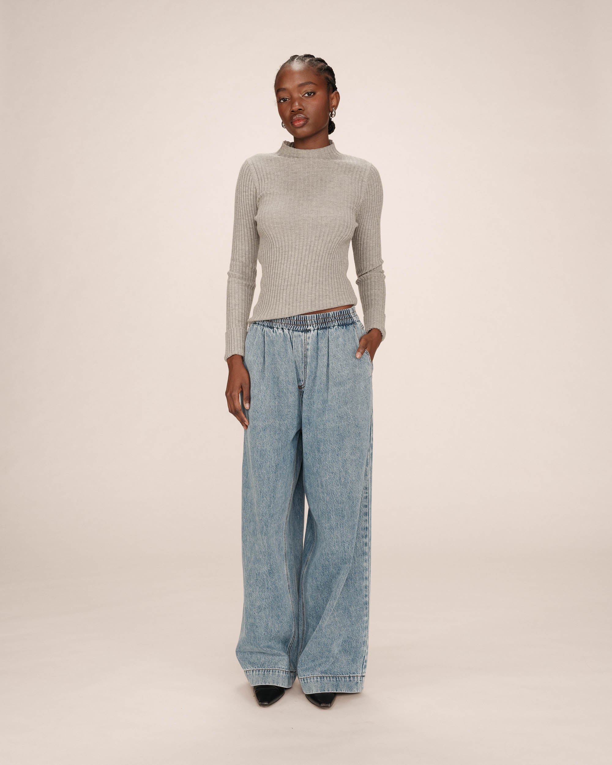 Jean baggy light blue Sacha
