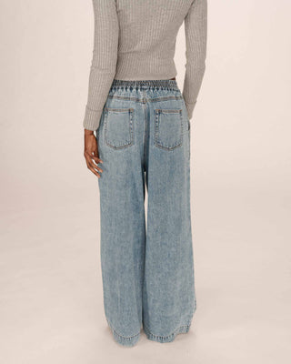 Jean baggy light blue Sacha