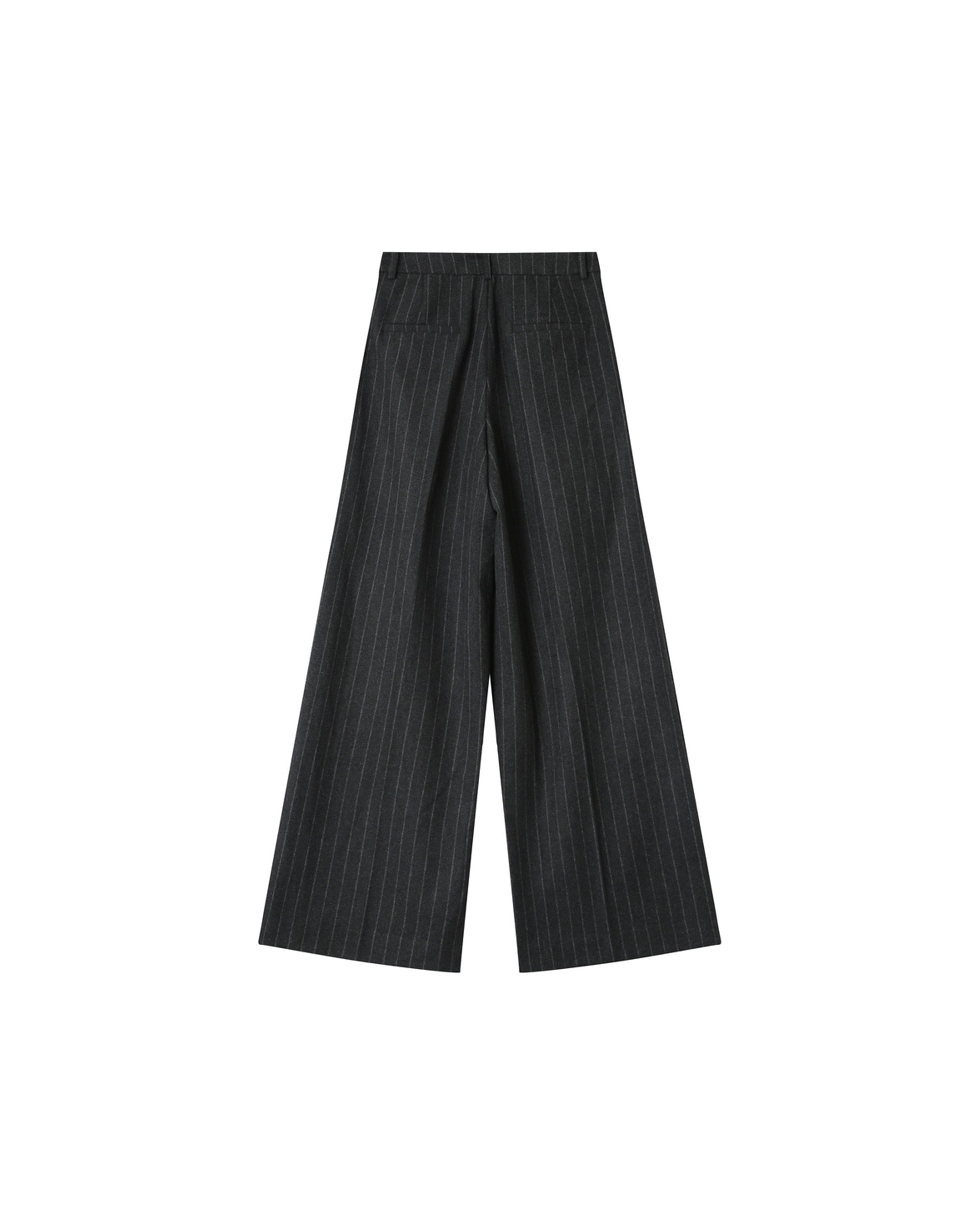 Pantalon tailleur rayures carbone Senna