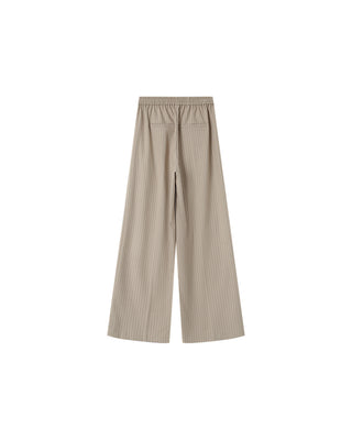 Pantalon a rayures greige Stay