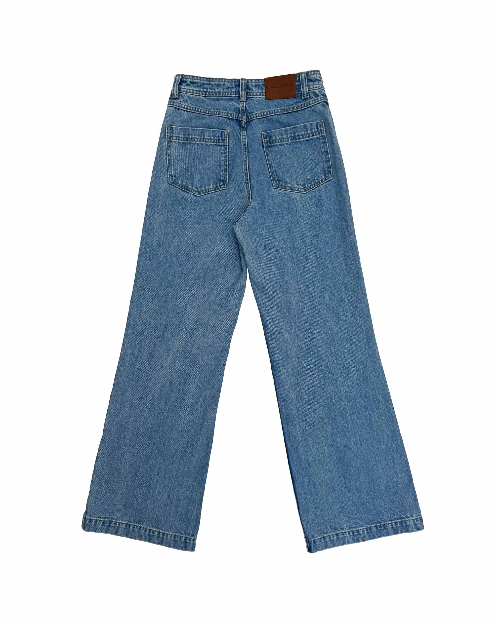 Flared jeans light blue Jacob