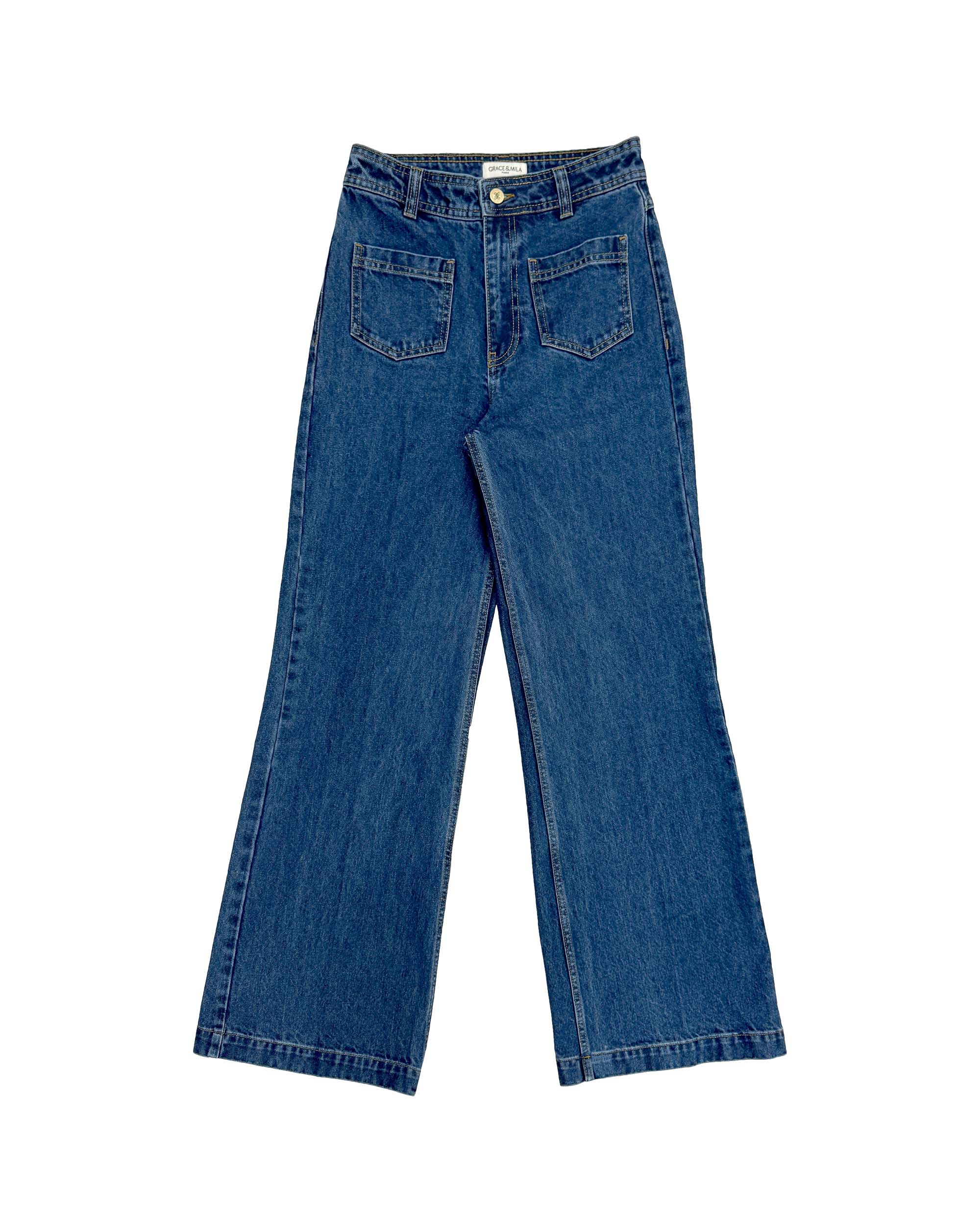 Flared jeans medium blue Jacob