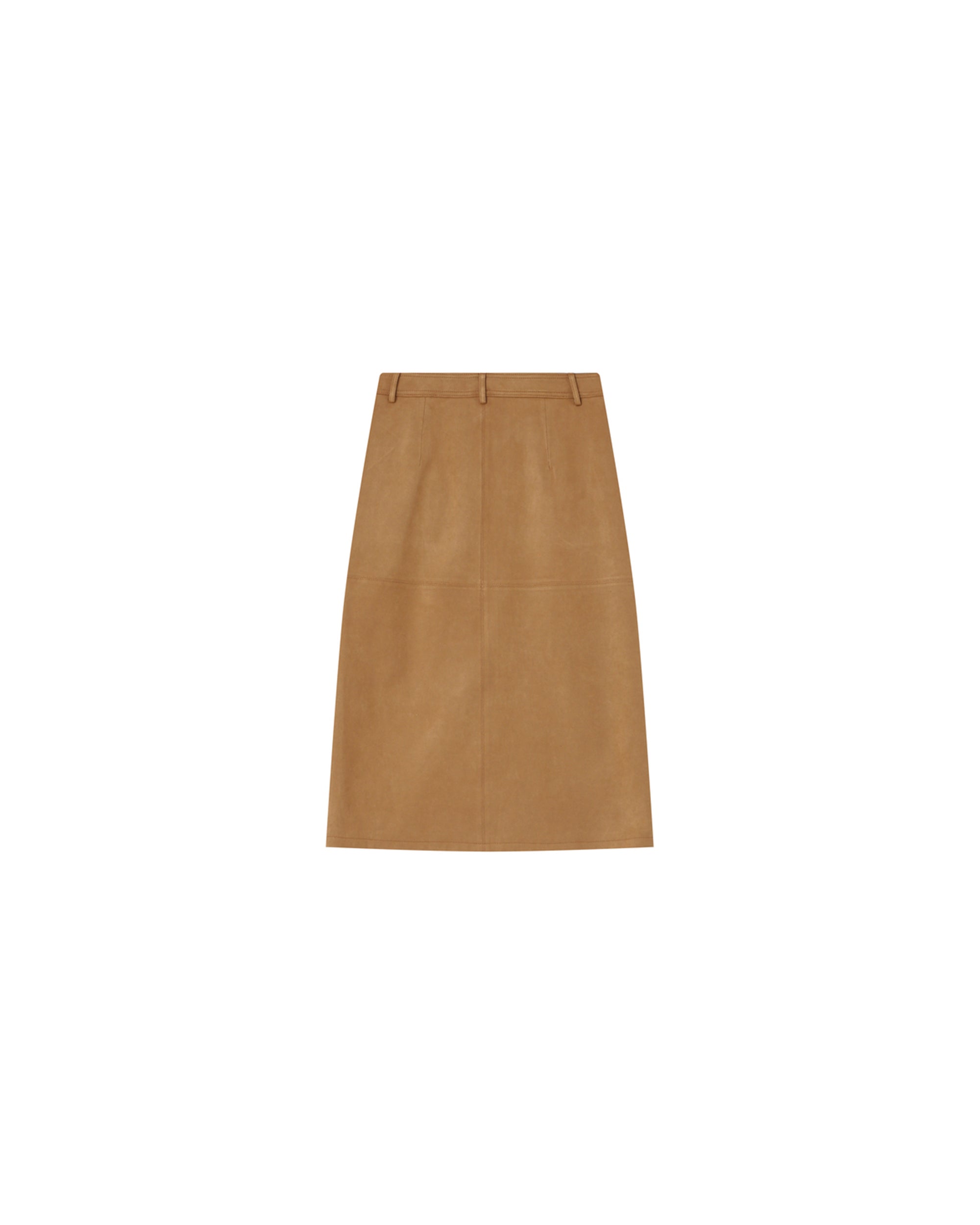 Long suede skirt ocre Sorry