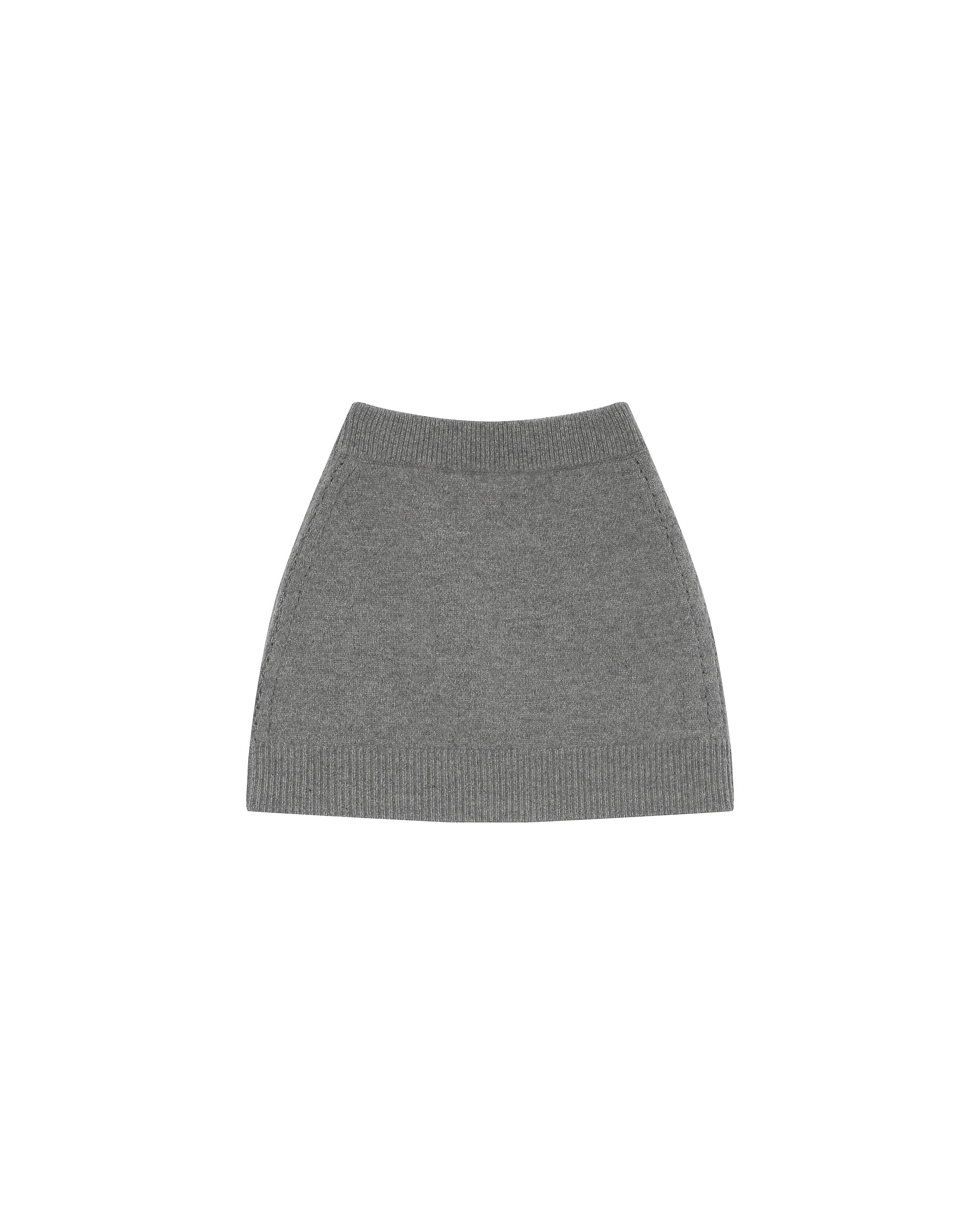 Fitted knit skirt gray Shae