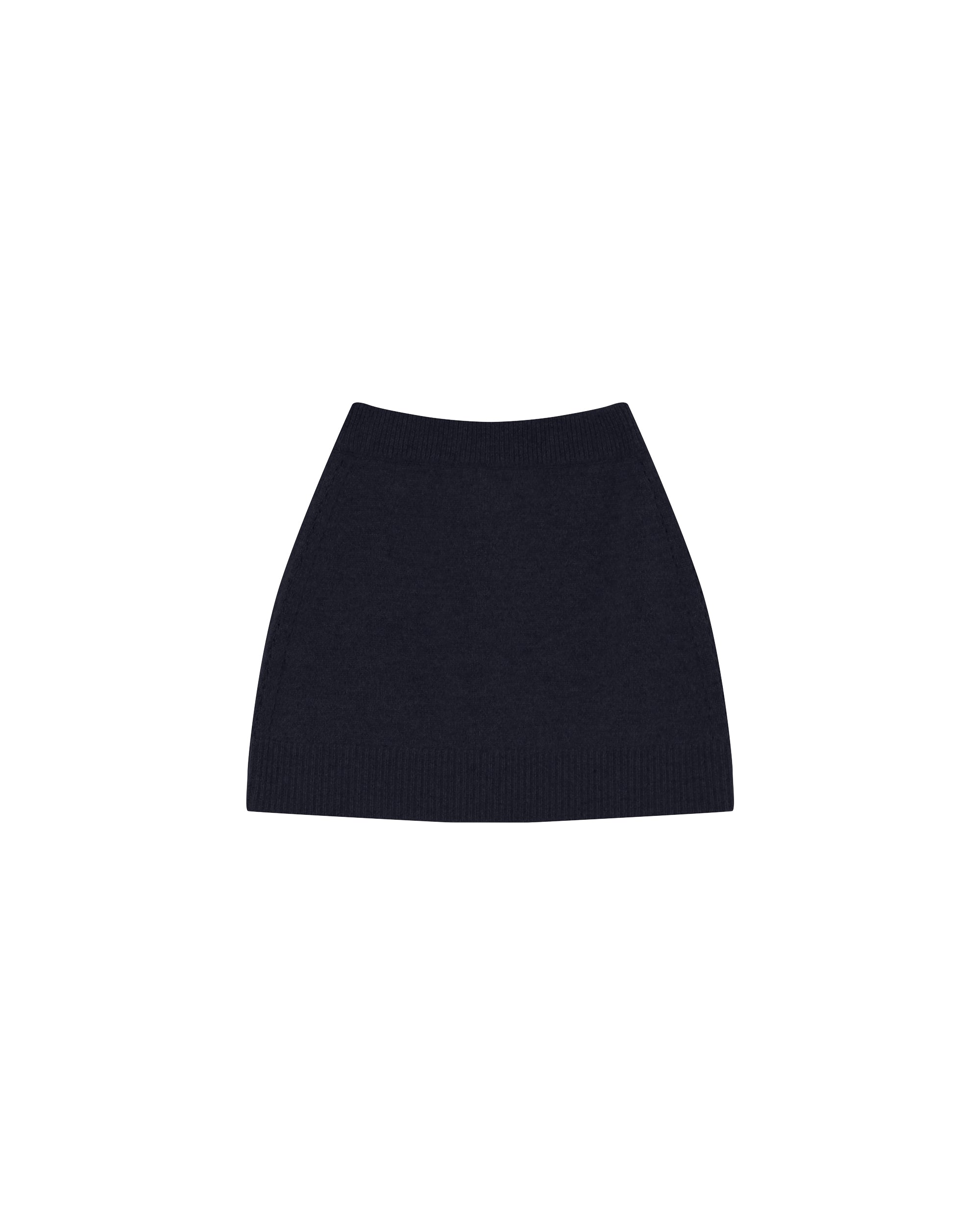 Jupe ajustée en maille marine Shae