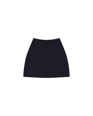 Fitted knit skirt navy Shae