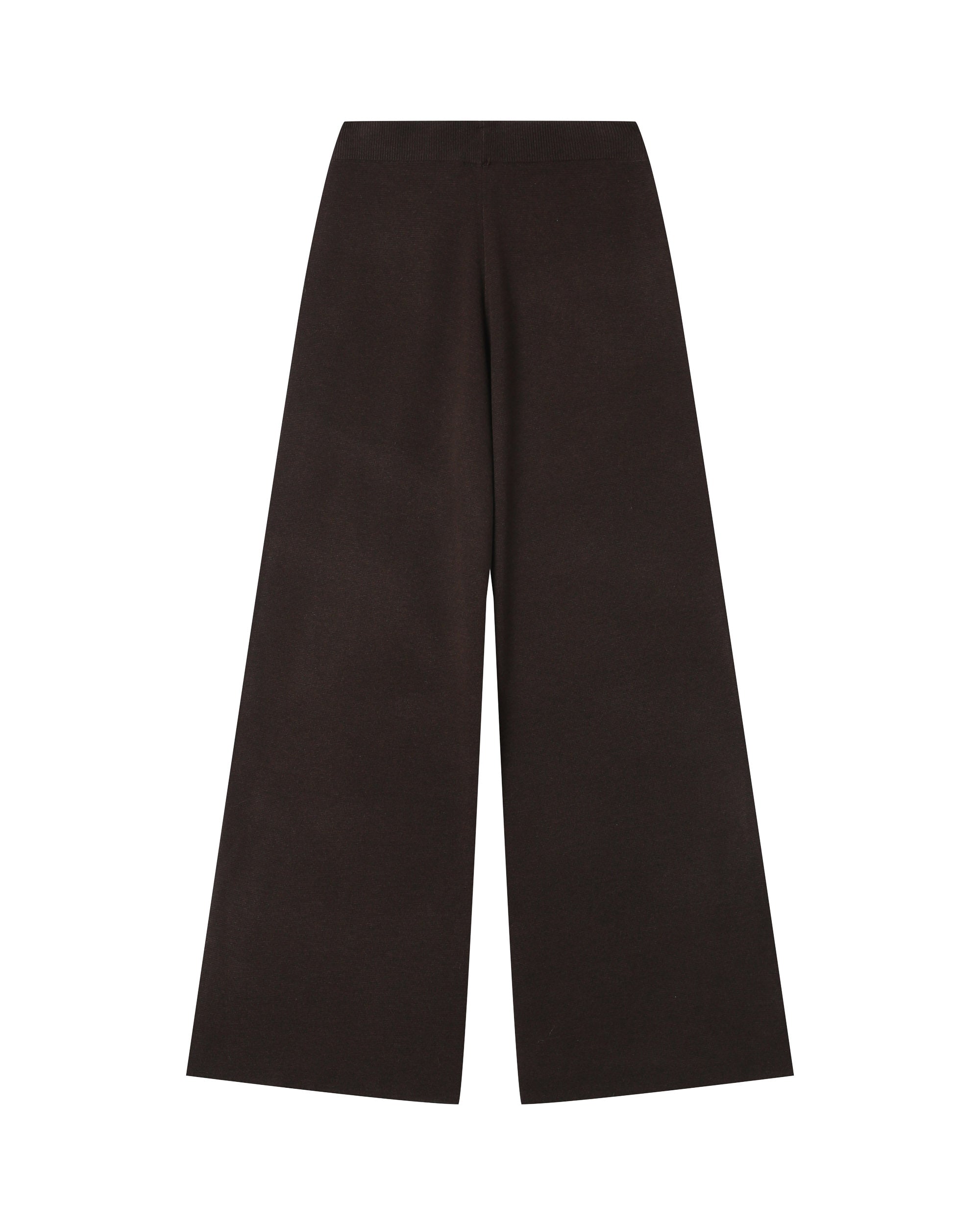 Pantalon en maille chocolat Sao