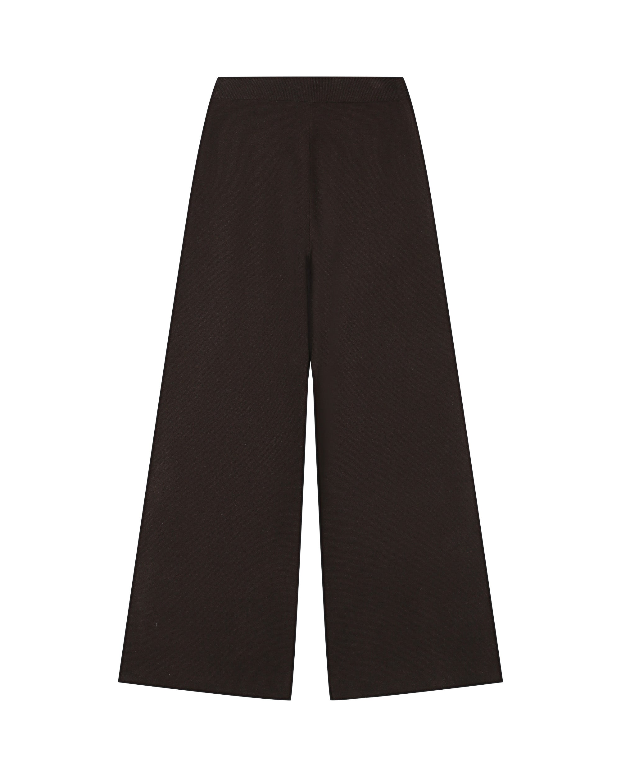 Pantalon en maille chocolat Sao