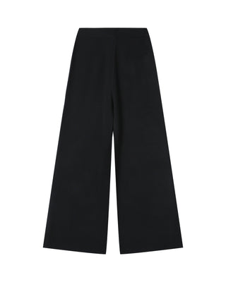 Pantalon en maille noir Sao