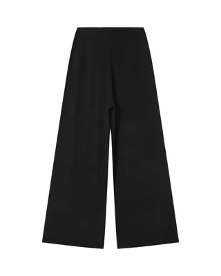 Pantalon en maille noir Sao