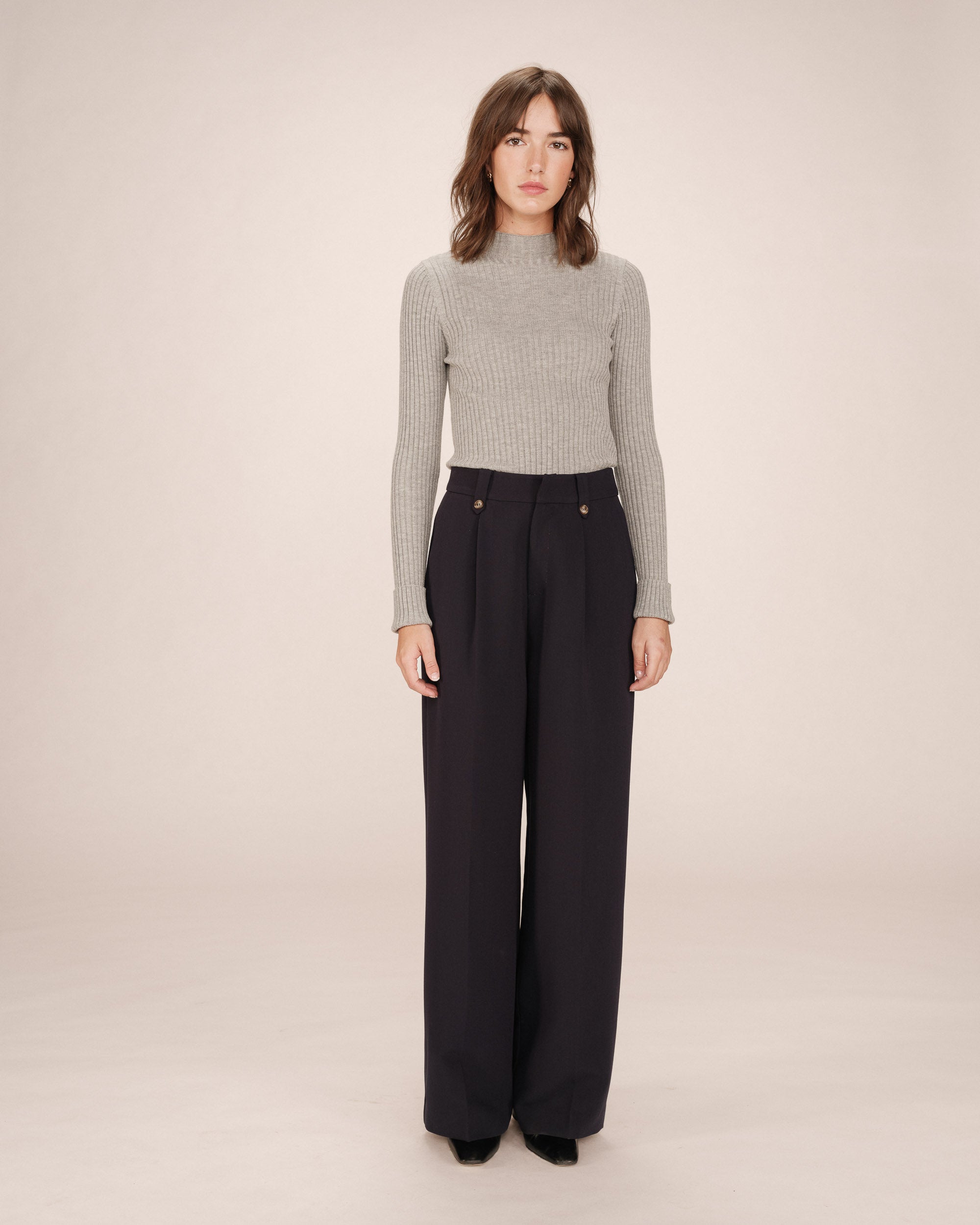 Pantalon tailleur marine Septime
