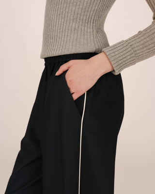 Pantalon large marine Sweeney