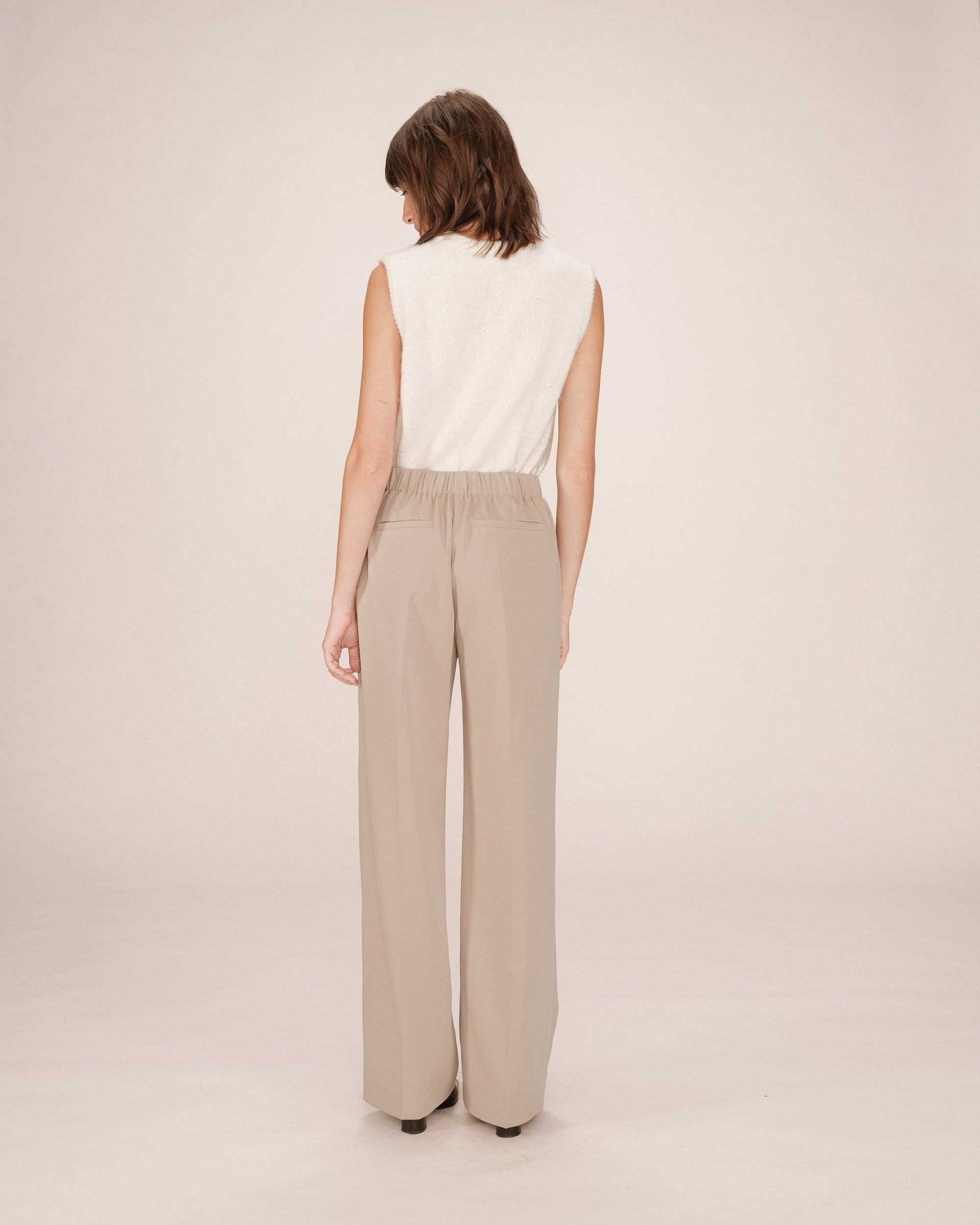 Tailored trousers greige Stewart