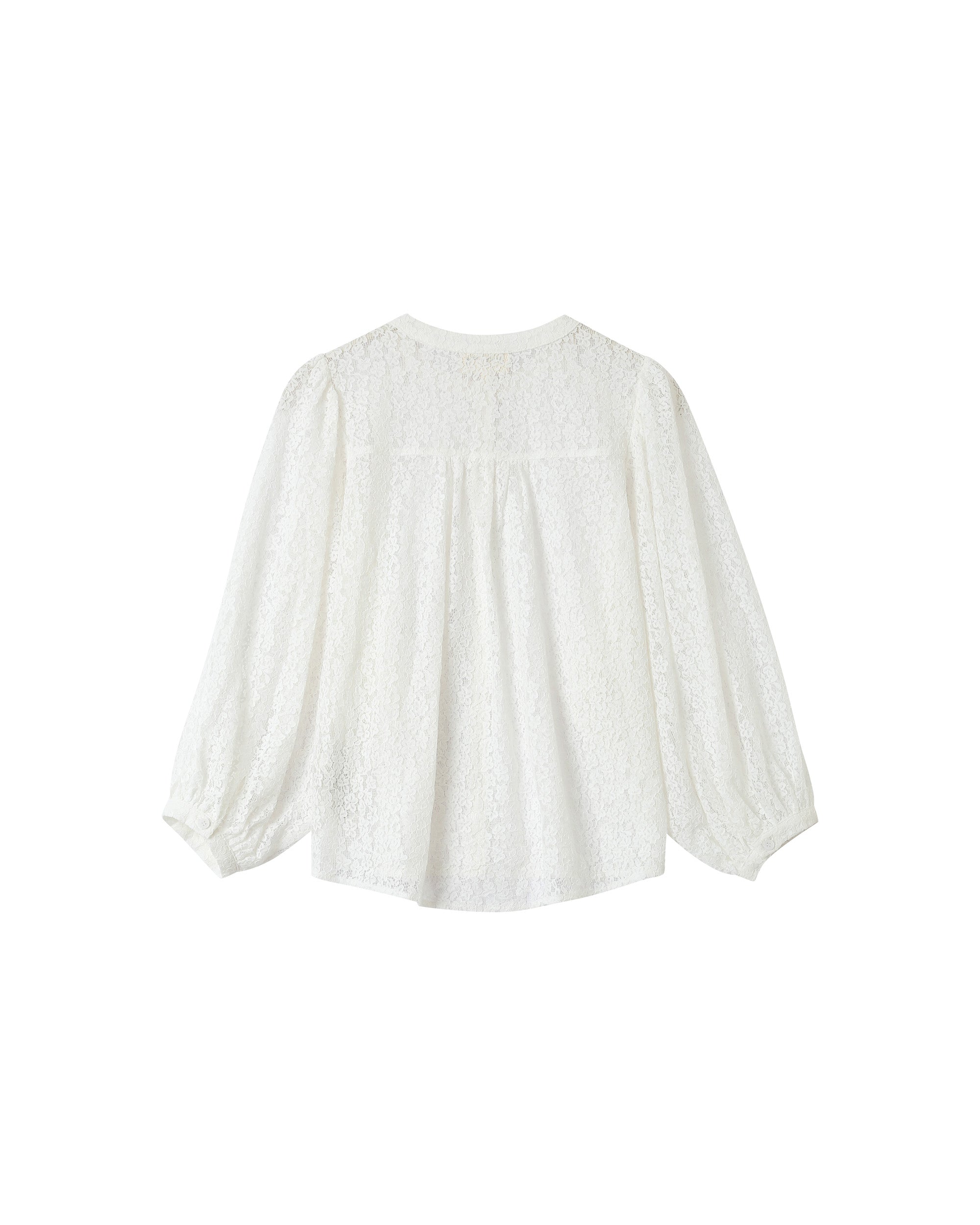 Blouse en dentelle ivoire Sophia