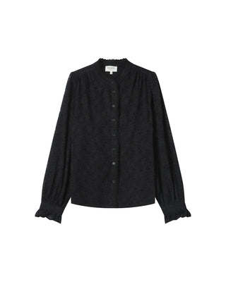 Blouse en dentelle noir Swing
