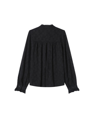 Blouse en dentelle noir Swing