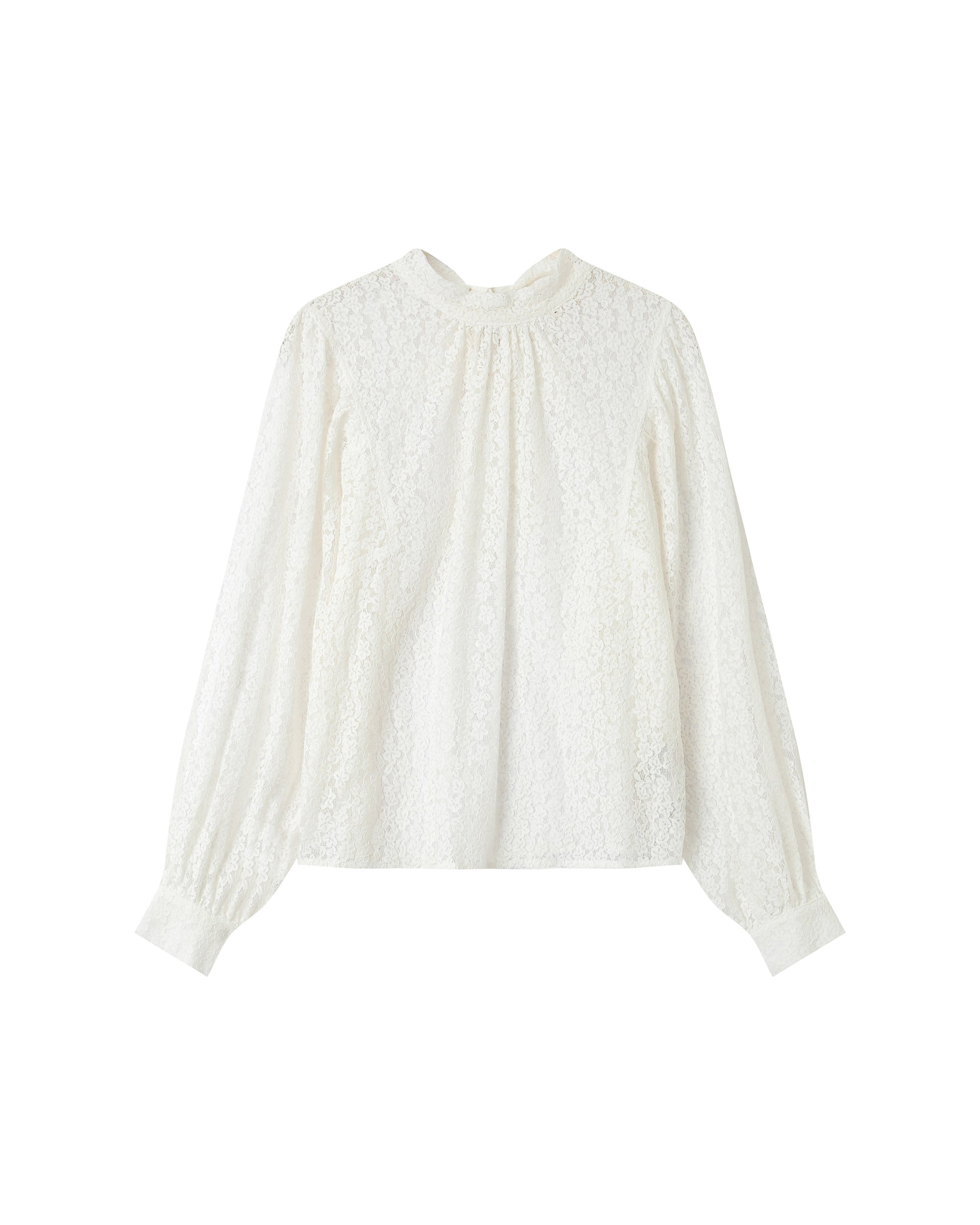 Blouse col lavallière ivoire Sicilia