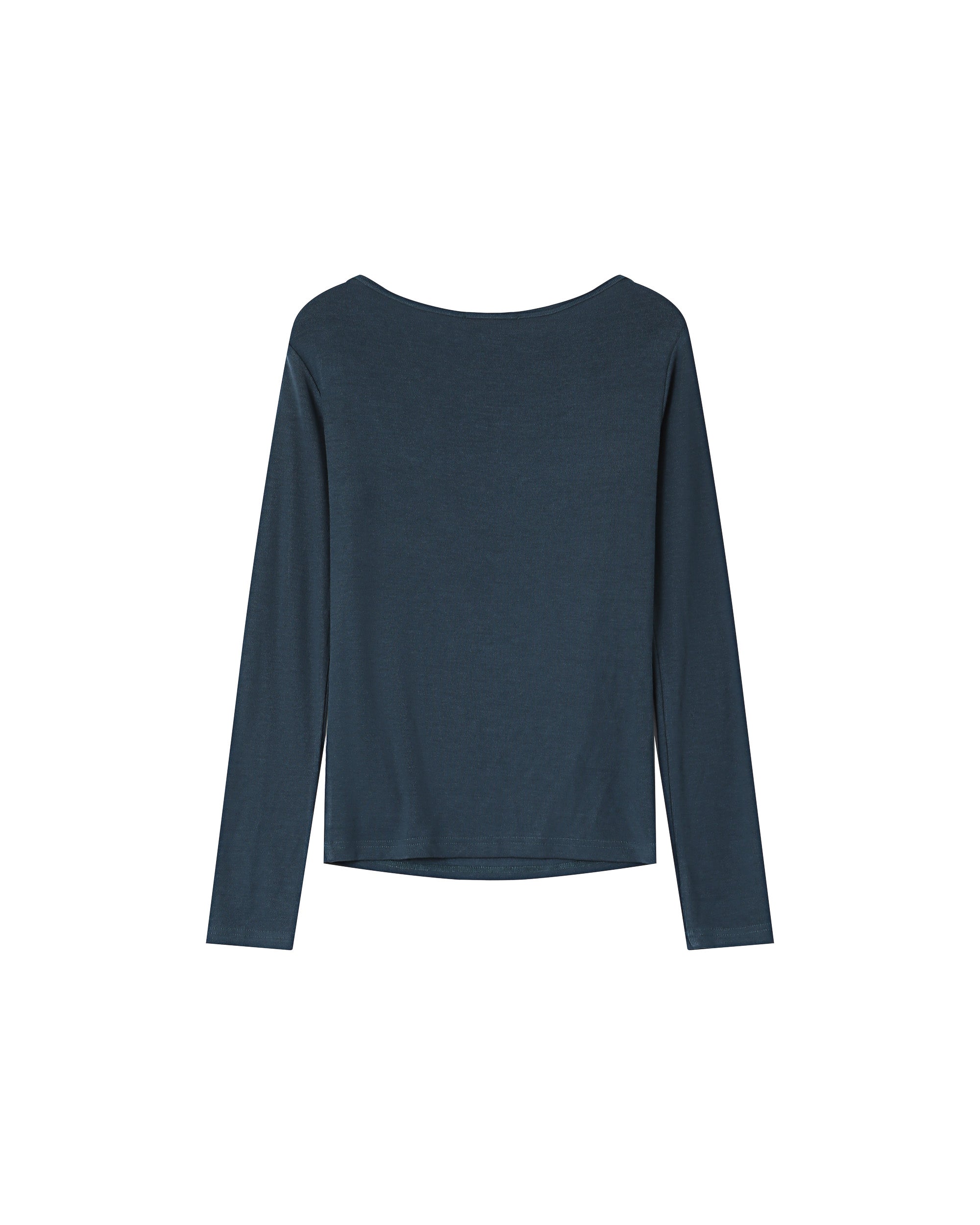 Boat neck top petroleum blue Stanley