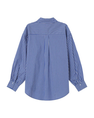 Striped shirt fossil blue Sorbet