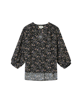 Floral print blouse black Secrete