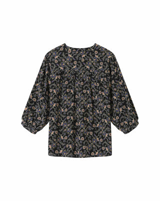 Floral print blouse black Secrete
