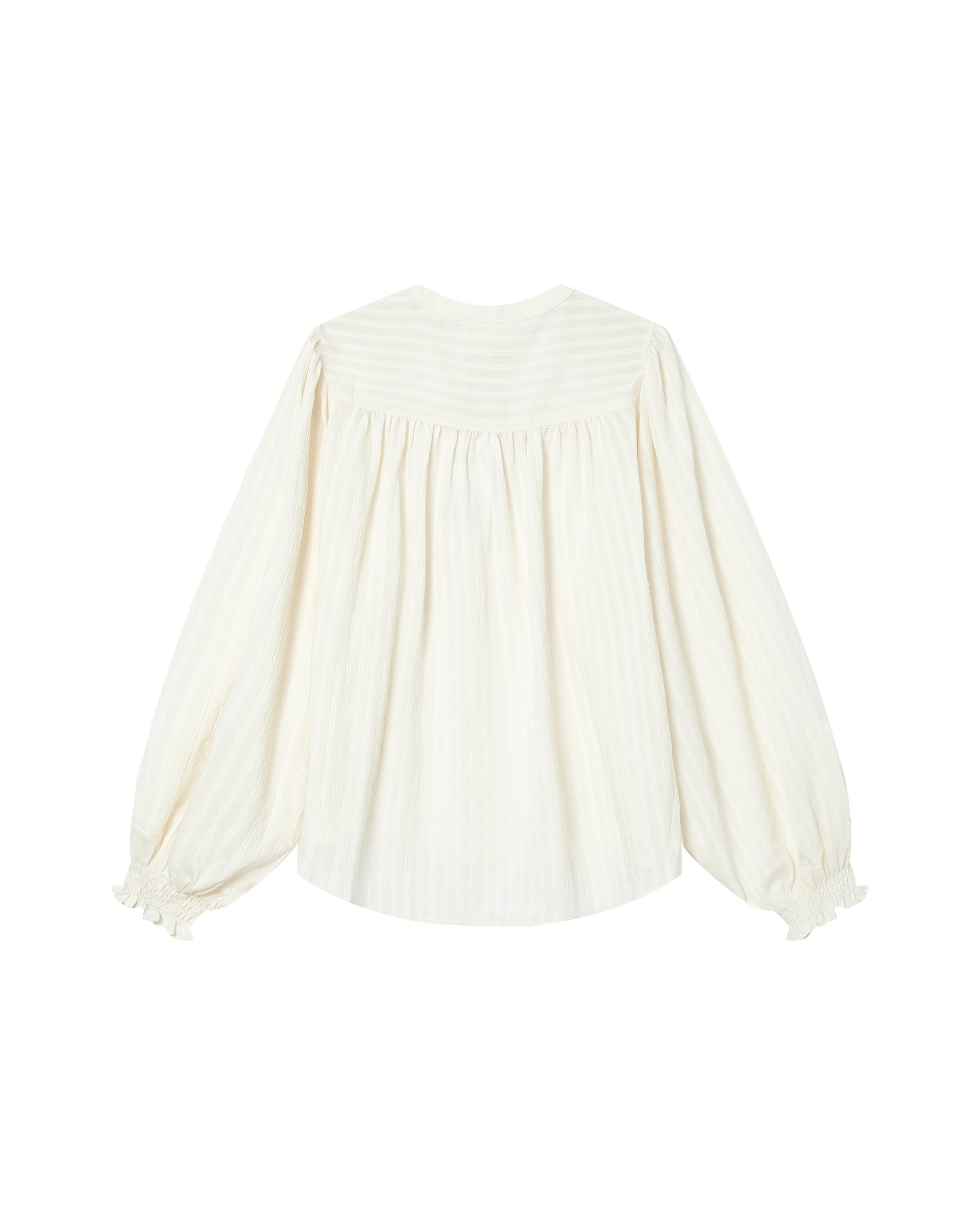 Tie-neck blouse ecru Serinda