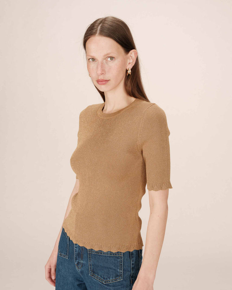 Chemise en lin Agnès B. Marine taille 40 EU (tour de cou / collar) en Lin - 62033807
