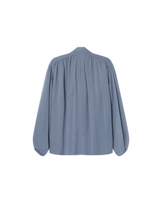 Tie-neck blouse blueberry Splendide