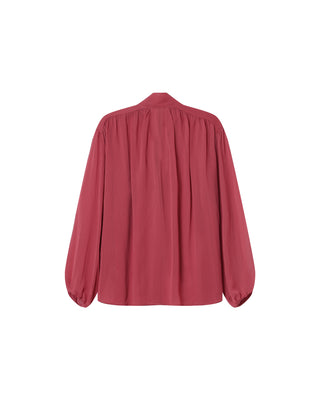 Tie-neck blouse blush Splendide
