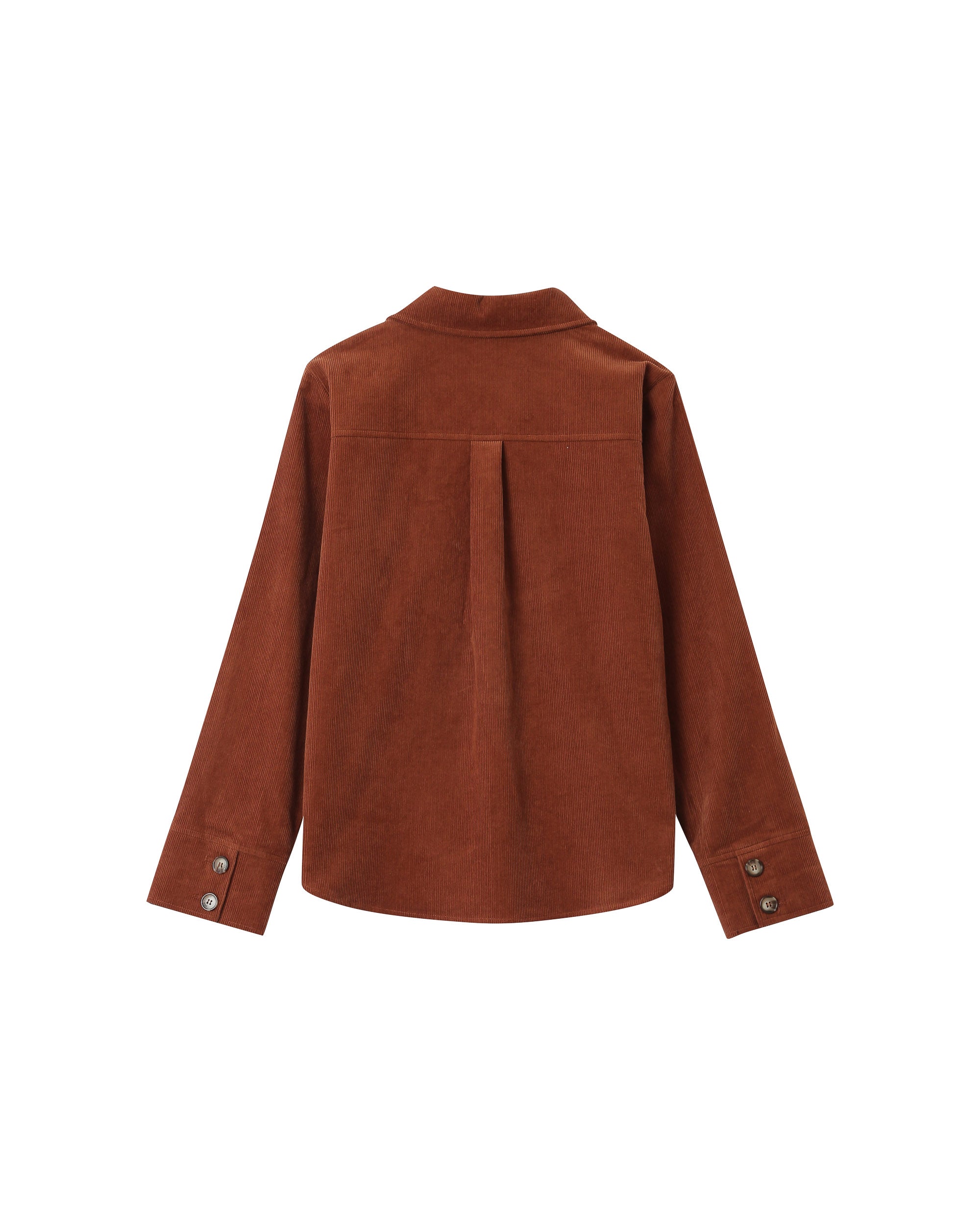 Corduroy overshirt brick Special