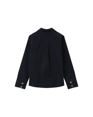 Corduroy overshirt navy Special