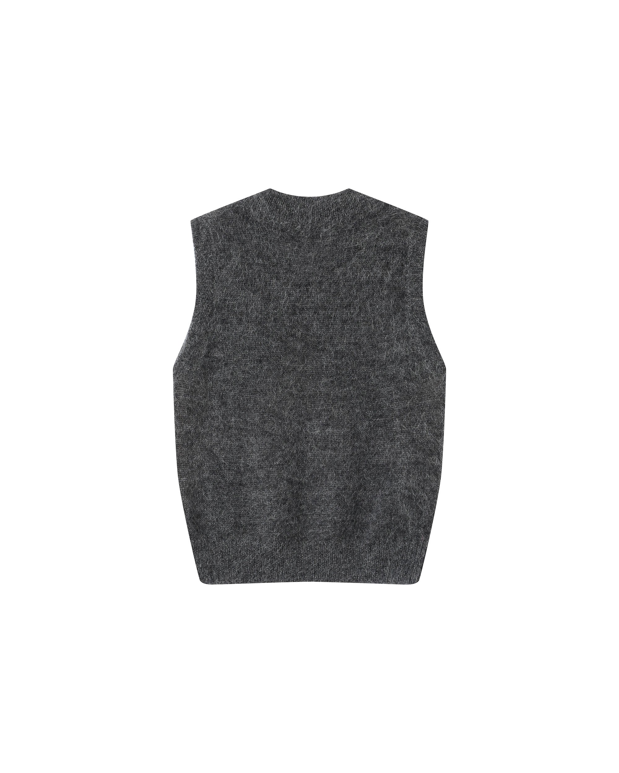 Wool and mohair sweater anthracite Salvo