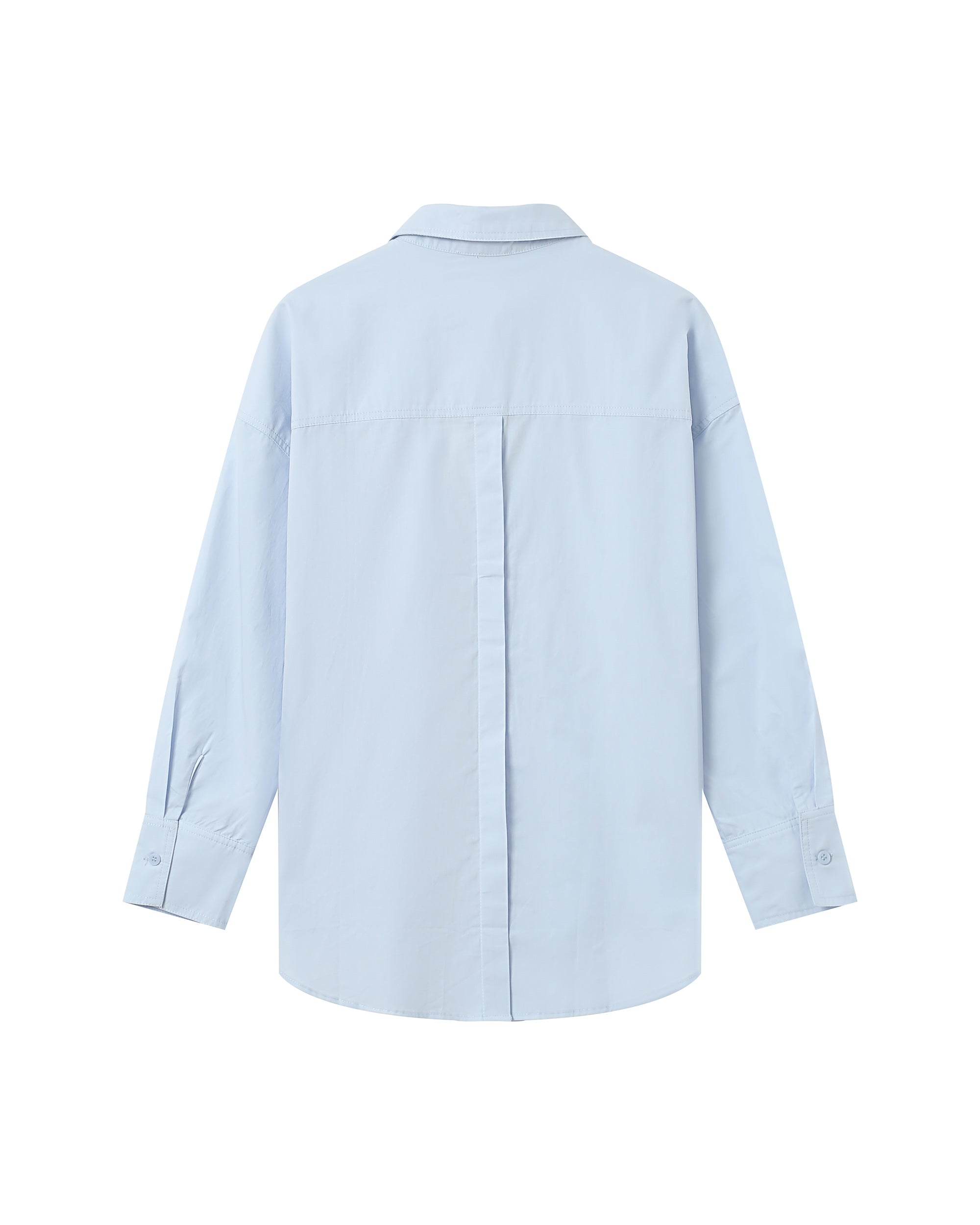 Oversized cotton shirt blueberry Sira